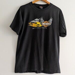 Vintage Harley-Davidson Black T-Shirt Size L
